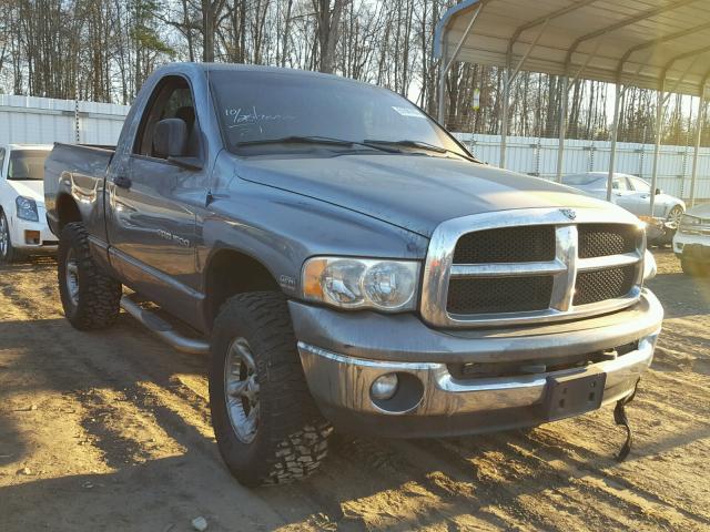 1D7HU16D65J529001 - 2005 DODGE RAM 1500 S SILVER photo 1