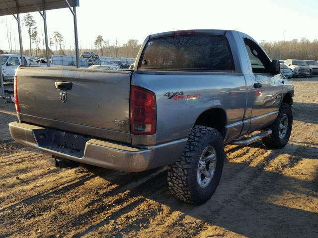 1D7HU16D65J529001 - 2005 DODGE RAM 1500 S SILVER photo 4