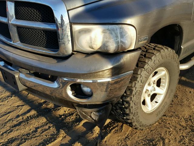 1D7HU16D65J529001 - 2005 DODGE RAM 1500 S SILVER photo 9