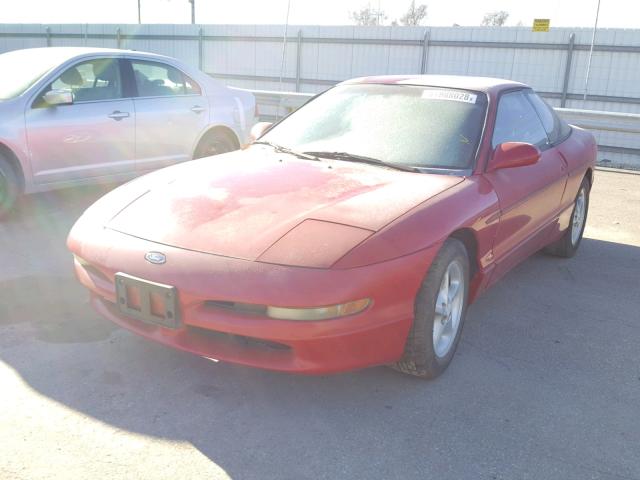 1ZVCT22B8P5151743 - 1993 FORD PROBE GT RED photo 2