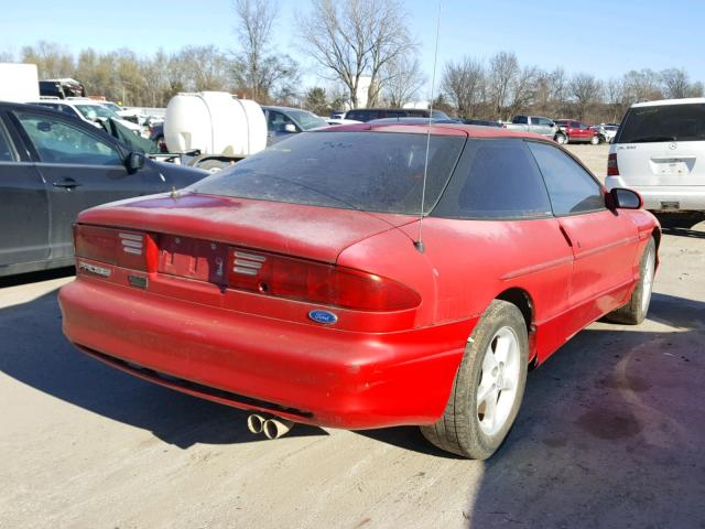 1ZVCT22B8P5151743 - 1993 FORD PROBE GT RED photo 4