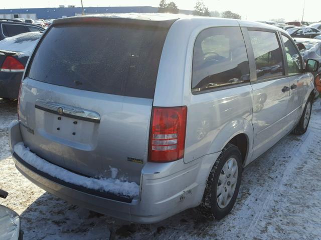 2A8HR44H08R731750 - 2008 CHRYSLER TOWN & COU SILVER photo 4