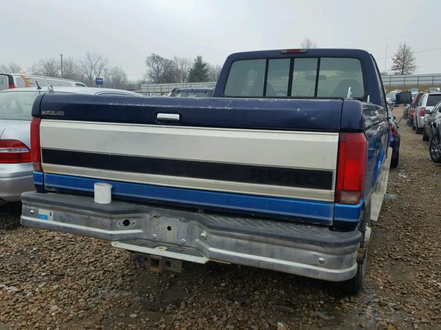 1FTHX25H1SKA39602 - 1995 FORD F250 BLUE photo 4