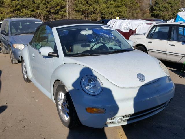 3VWCM31Y84M321744 - 2004 VOLKSWAGEN NEW BEETLE 蓝色 照片 1