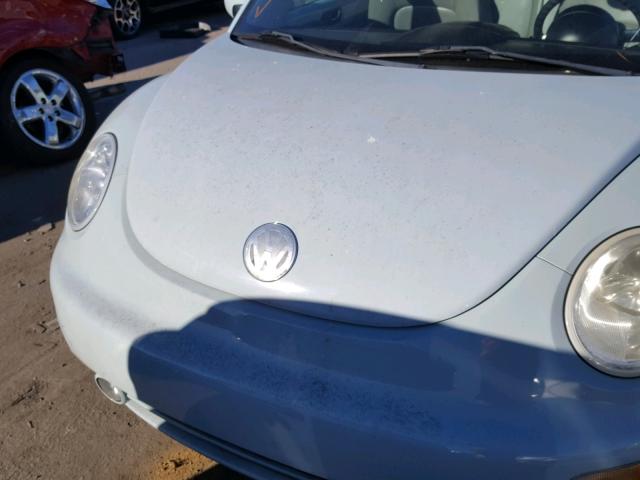 3VWCM31Y84M321744 - 2004 VOLKSWAGEN NEW BEETLE 蓝色 照片 9