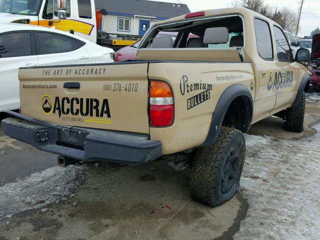 5TEHN72N53Z200477 - 2003 TOYOTA TACOMA DOU TAN photo 4