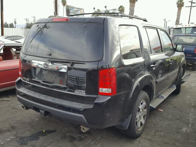 5FNYF4H98BB096282 - 2011 HONDA PILOT TOUR BLACK photo 4