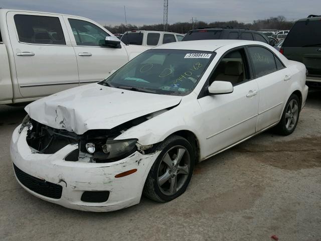 1YVHP80D365M40168 - 2006 MAZDA 6 S WHITE photo 2