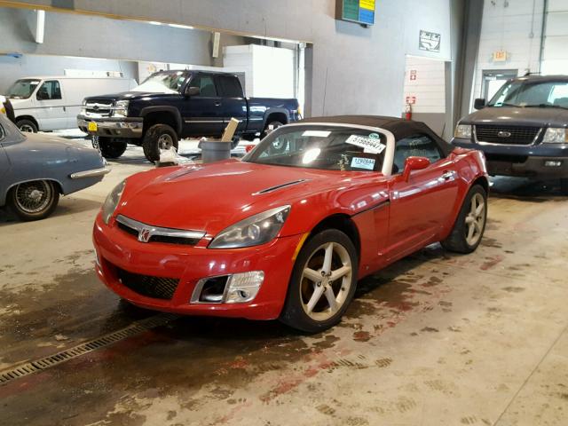 1G8MG35X98Y103137 - 2008 SATURN SKY REDLIN RED photo 2