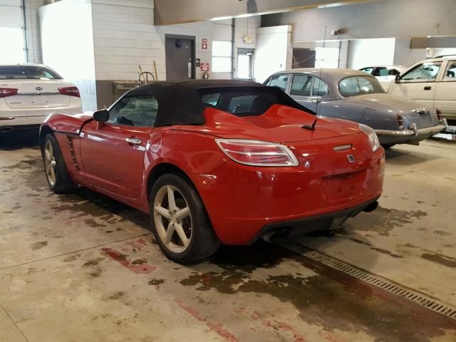 1G8MG35X98Y103137 - 2008 SATURN SKY REDLIN RED photo 3