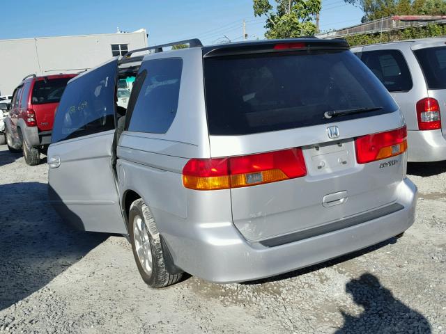 5FNRL18623B021936 - 2003 HONDA ODYSSEY EX SILVER photo 3