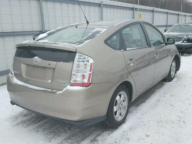 JTDKB20U763186483 - 2006 TOYOTA PRIUS GOLD photo 4