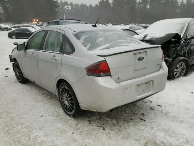 1FAHP3GN4BW135845 - 2011 FORD FOCUS SES SILVER photo 3