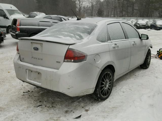 1FAHP3GN4BW135845 - 2011 FORD FOCUS SES SILVER photo 4