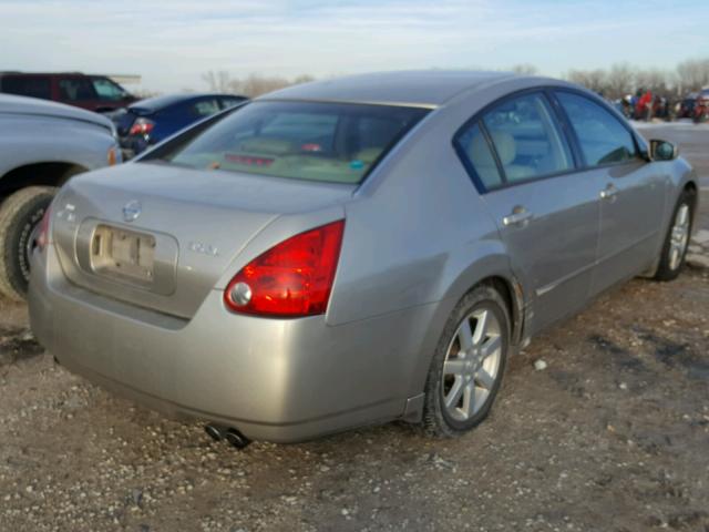 1N4BA41E34C916396 - 2004 NISSAN MAXIMA SE GOLD photo 4