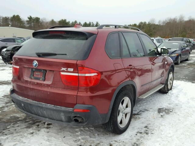 5UXFE4C50AL379767 - 2010 BMW X5 XDRIVE3 RED photo 4