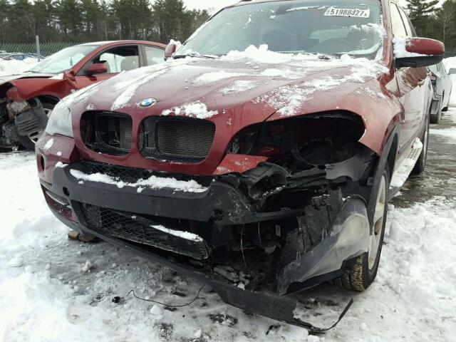 5UXFE4C50AL379767 - 2010 BMW X5 XDRIVE3 RED photo 9