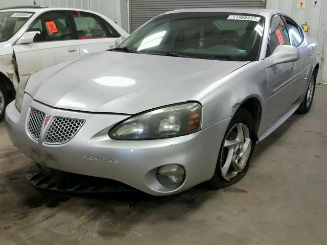 2G2WR524641361762 - 2004 PONTIAC GRAND PRIX SILVER photo 2