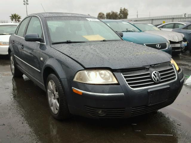 WVWRH63B33P259285 - 2003 VOLKSWAGEN PASSAT GLX BLUE photo 1