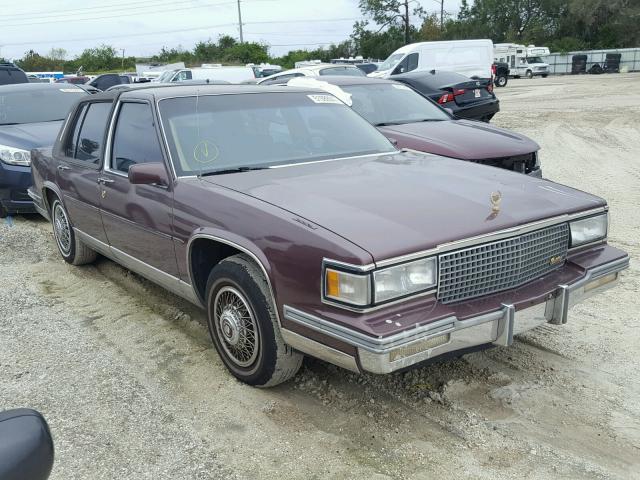 1G6CB5154J4326637 - 1988 CADILLAC FLEETWOOD BURGUNDY photo 1