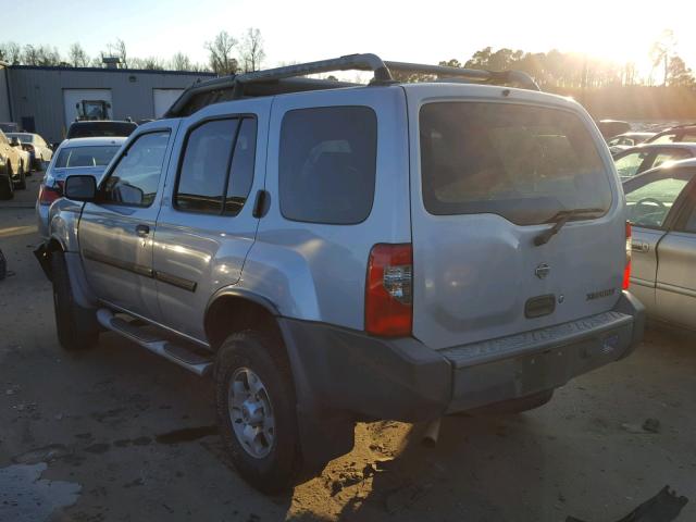 5N1ED28T41C592101 - 2001 NISSAN XTERRA XE SILVER photo 3