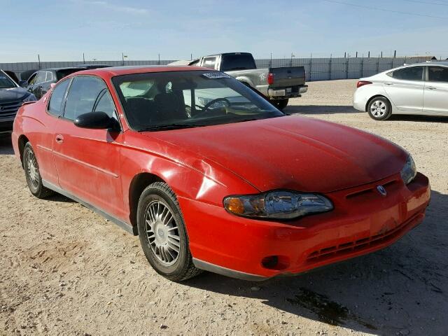 2G1WW12E7Y9194706 - 2000 CHEVROLET MONTE CARL RED photo 1