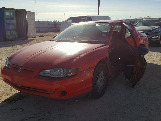 2G1WW12E7Y9194706 - 2000 CHEVROLET MONTE CARL 红色 照片 2