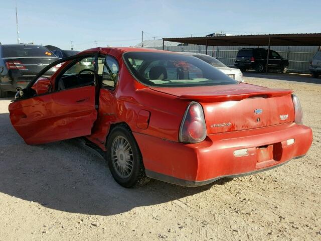 2G1WW12E7Y9194706 - 2000 CHEVROLET MONTE CARL RED photo 3