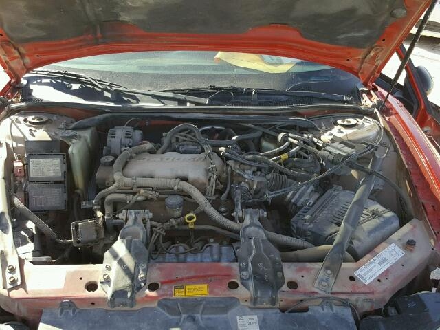 2G1WW12E7Y9194706 - 2000 CHEVROLET MONTE CARL 红色 照片 7