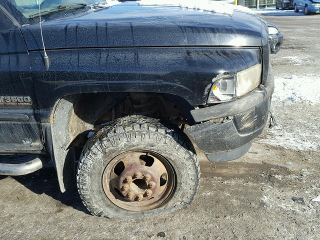 1B7MF33D4WJ142984 - 1998 DODGE RAM 3500 BLACK photo 9