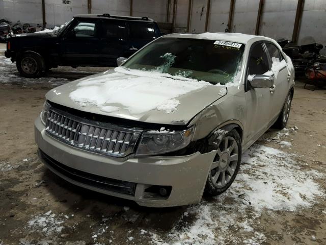 3LNHM26T07R636475 - 2007 LINCOLN MKZ CREAM photo 2