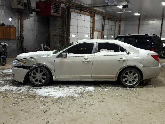 3LNHM26T07R636475 - 2007 LINCOLN MKZ CREAM photo 9