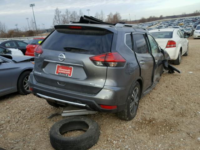 5N1AT2MV1HC811664 - 2017 NISSAN ROGUE SV GRAY photo 4