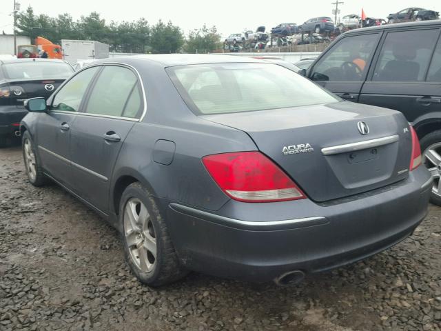 JH4KB16678C003328 - 2008 ACURA RL GRAY photo 3