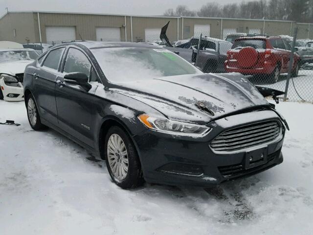 3FA6P0LU6ER263885 - 2014 FORD FUSION SE BLACK photo 1