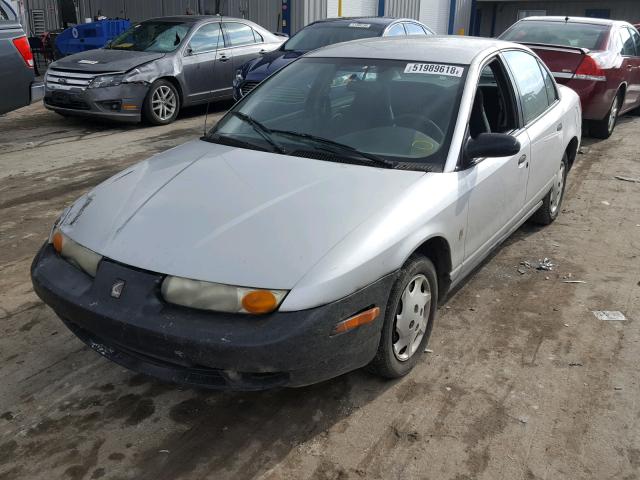 1G8ZH52892Z239474 - 2002 SATURN SL1 SILVER photo 2