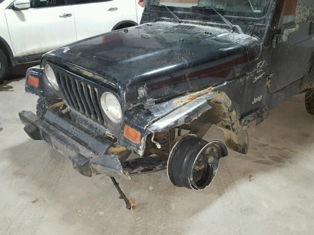 1J4FY19S5XP487561 - 1999 JEEP WRANGLER / BLACK photo 9