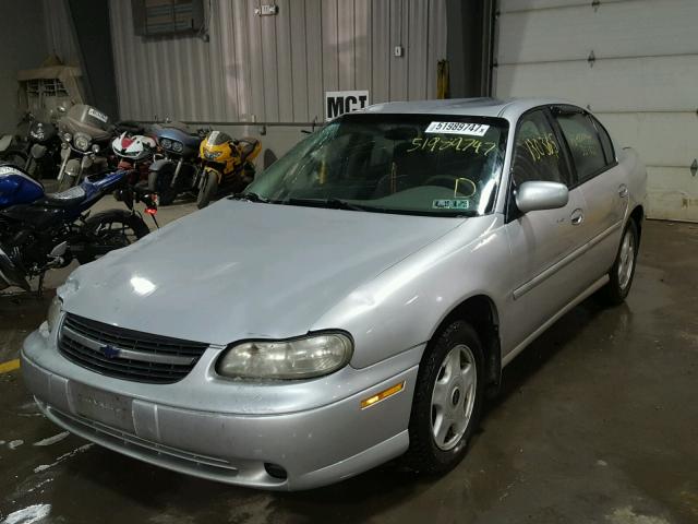 1G1NE52JX16182680 - 2001 CHEVROLET MALIBU LS SILVER photo 2