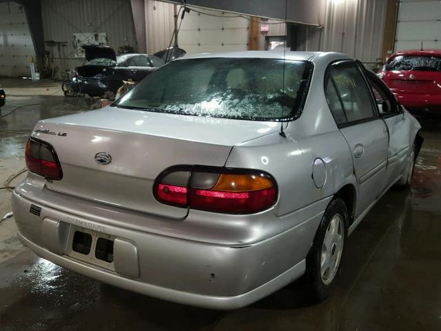 1G1NE52JX16182680 - 2001 CHEVROLET MALIBU LS 银色 照片 4