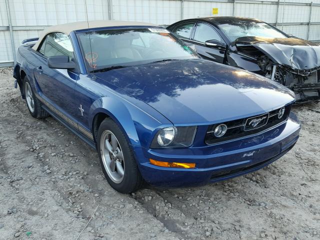 1ZVHT84NX65106608 - 2006 FORD MUSTANG BLUE photo 1