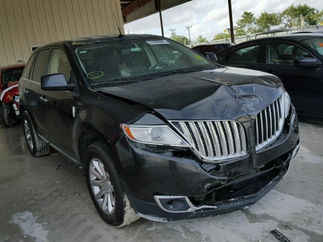 2LMDJ6JKXBBJ13845 - 2011 LINCOLN MKX BLACK photo 1