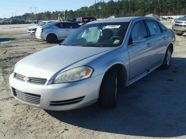 2G1WB57K991262831 - 2009 CHEVROLET IMPALA LS SILVER photo 2