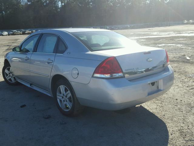 2G1WB57K991262831 - 2009 CHEVROLET IMPALA LS SILVER photo 3