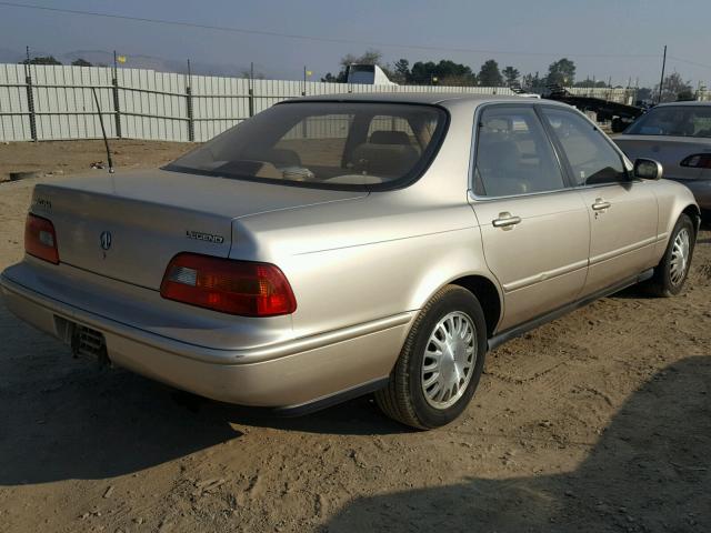 JH4KA7663PC019661 - 1993 ACURA LEGEND L TAN photo 4