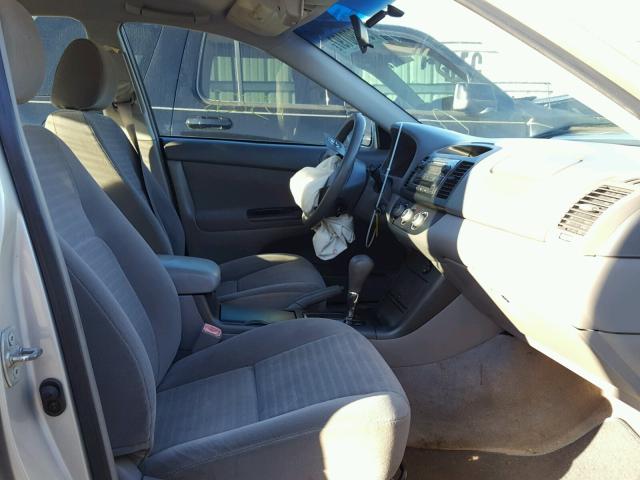 4T1BE32K55U419791 - 2005 TOYOTA CAMRY LE SILVER photo 5