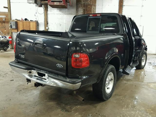 1FTRW08L83KC00752 - 2003 FORD F150 SUPER BLACK photo 4