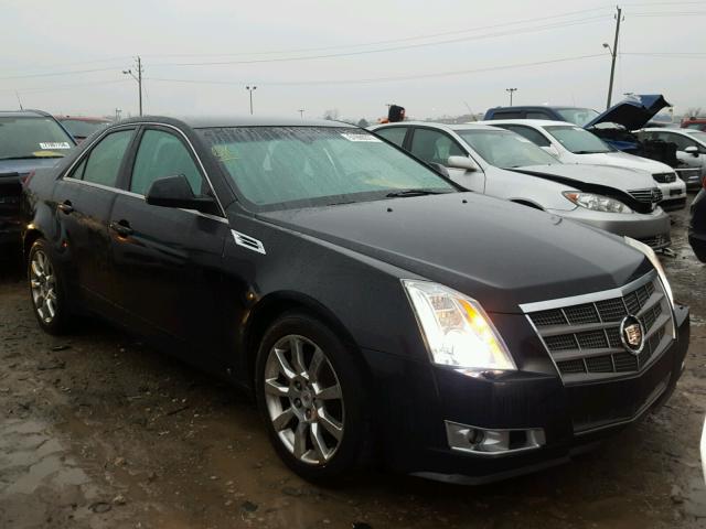 1G6DF577380141451 - 2008 CADILLAC CTS BLACK photo 1