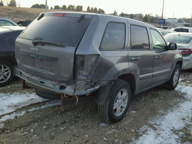 1J8HR48P97C660704 - 2007 JEEP GRAND CHER GRAY photo 4