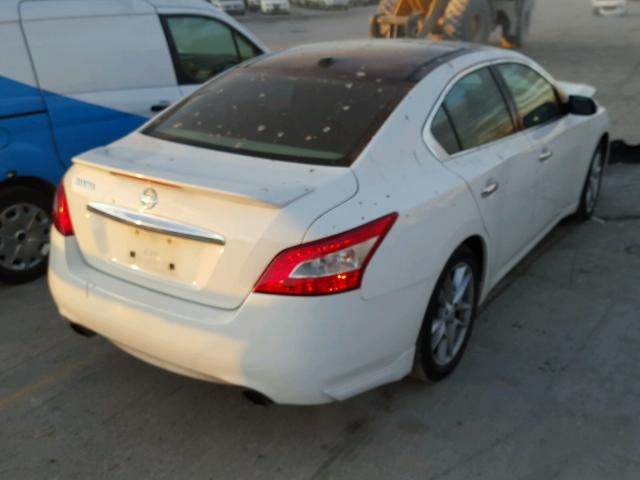 1N4AA5AP7BC816978 - 2011 NISSAN MAXIMA S WHITE photo 4