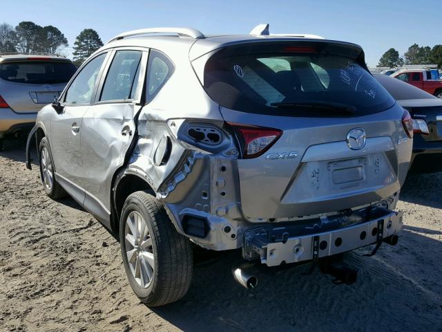 JM3KE2BE3F0473227 - 2015 MAZDA CX-5 SPORT SILVER photo 3